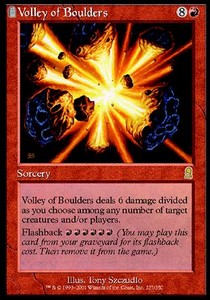 Volley of Boulders ODY-227 Rare Good Englisch