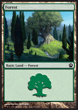 Wald (V.2) THS-247 Land Excellent Deutsch Foil