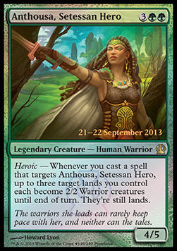 Anthusa, Heldin von Setessa GDC- Rare Light Played Deutsch Foil