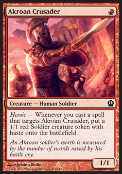Akroan Crusader THS-111 Common Good Englisch Foil