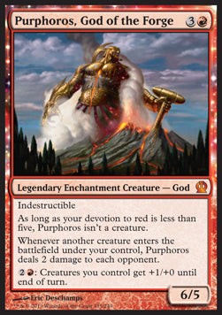 Purphoros, Gott der Schmiede THS-135 Mythic Good Deutsch