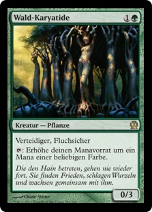 Wald-Karyatide THS-180 Rare Excellent Deutsch Foil