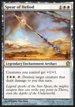 Spear of Heliod THS-33 Rare Light Played Englisch
