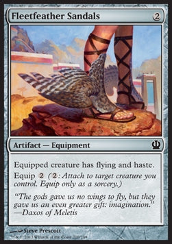 Flinkfeder-Sandalen THS-216 Common Good Deutsch Foil