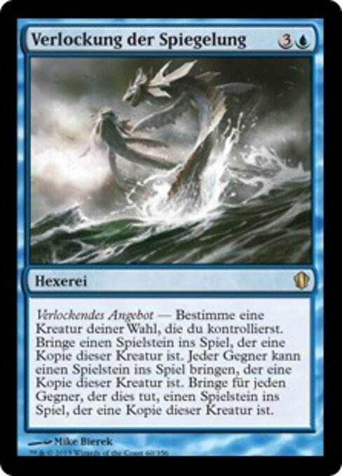 Verlockung der Spiegelung C13-60 Rare Excellent Deutsch