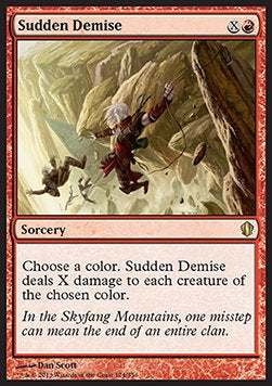 Sudden Demise C13-124 Rare Excellent Englisch