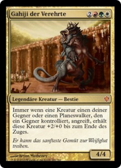 Gahiji der Verehrte (V.1) C13-191 Mythic Good Deutsch