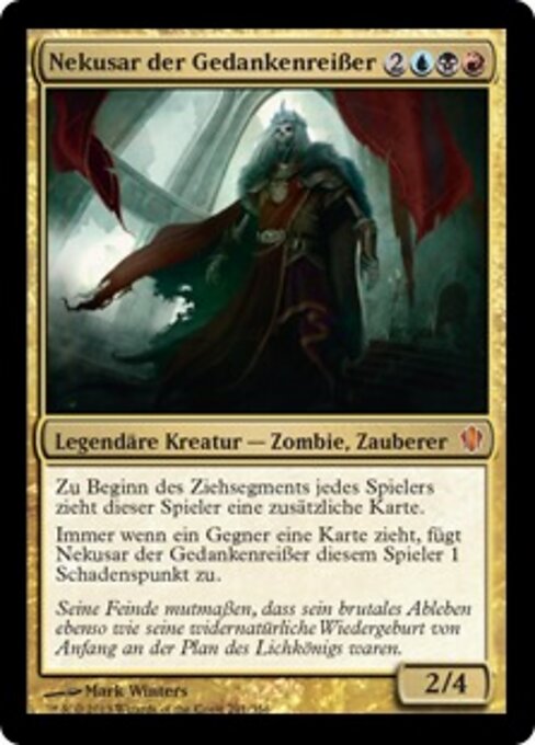 Nekusar der Gedankenreißer (V.1) C13-201 Mythic Excellent Deutsch