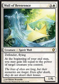 Wall of Reverence C13-26 Rare Good Englisch