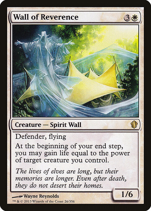 Wall of Reverence C13-26 Rare Good Englisch