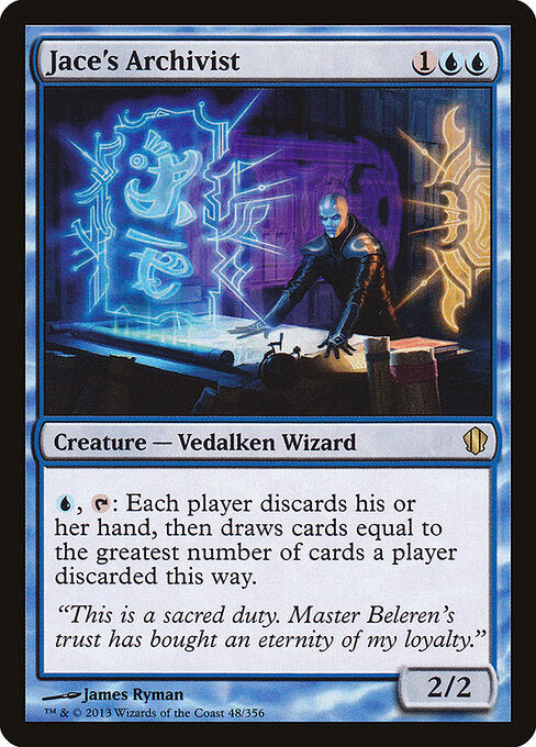 Jace's Archivist C13-48 Rare Excellent Englisch