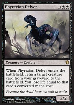 Phyrexian Delver C13-86 Rare Excellent Englisch