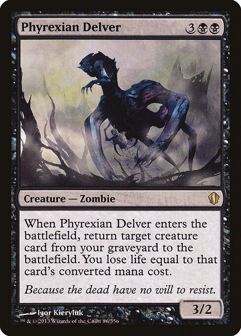 Phyrexian Delver C13-86 Rare Excellent Englisch