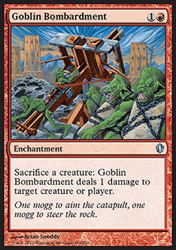Goblin Bombardment C13-110 Uncommon Excellent Englisch