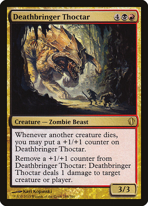 Deathbringer Thoctar C13-184 Rare Excellent Englisch