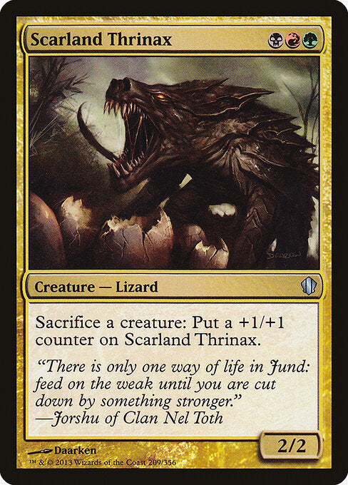 Scarland Thrinax C13-209 Uncommon Excellent Englisch