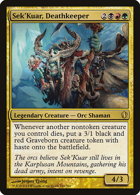 Sek'Kuar, Deathkeeper C13-210 Rare Excellent Englisch
