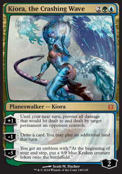Kiora, the Crashing Wave BNG-149 Mythic Good Englisch