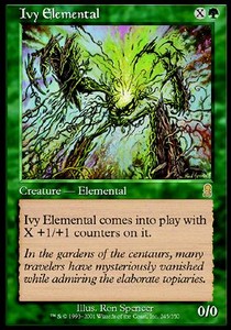 Ivy Elemental ODY-245 Rare Played Englisch