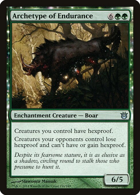 Archetype of Endurance BNG-116 Uncommon Light Played Englisch