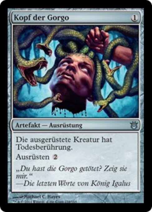 Kopf der Gorgo BNG-158 Uncommon Excellent Deutsch