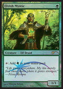 Elfen-Mystiker FNM- Rare Light Played Deutsch Foil