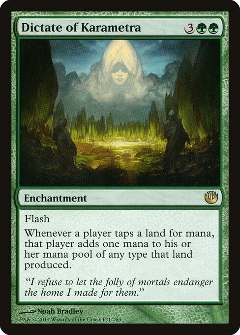 Gebot der Karametra JOU-121 Rare Good Englisch Foil