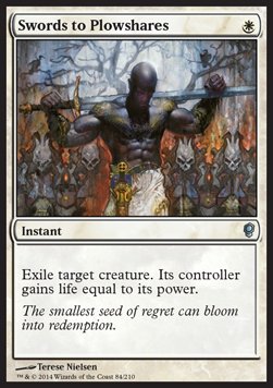 Swords to Plowshares CNS-84 Uncommon Light Played Englisch