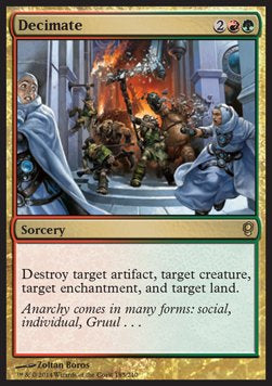 Decimate CNS-185 Rare Light Played Englisch