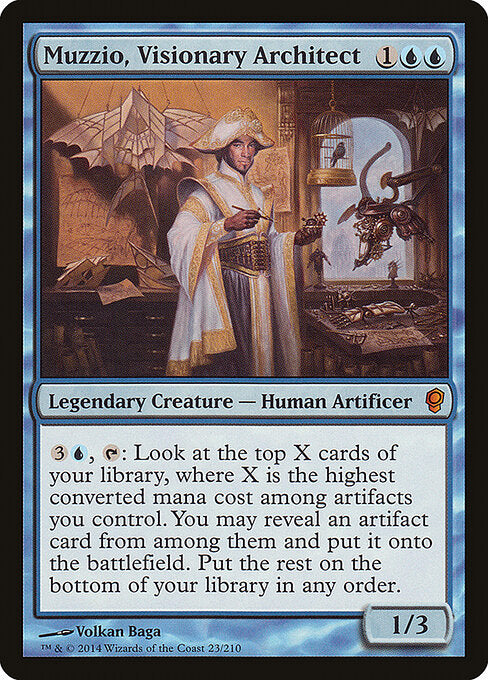 Muzzio, Visionary Architect CNS-23 Mythic Excellent Englisch