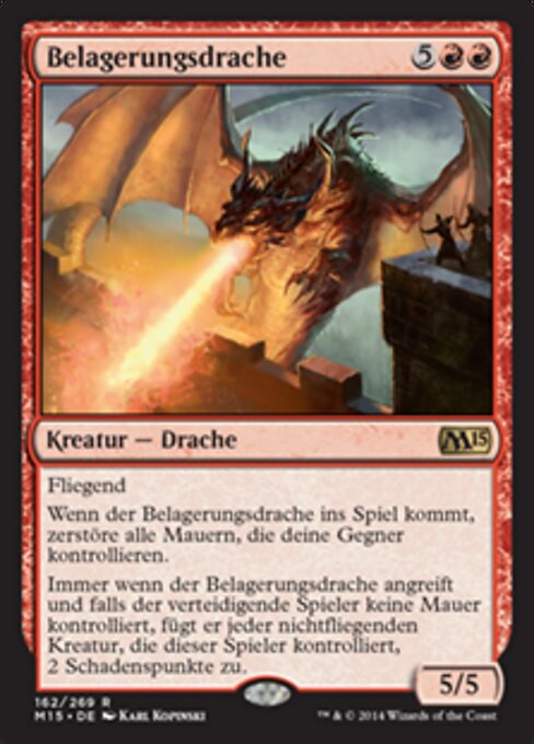 Belagerungsdrache M15-162 Rare Excellent Deutsch