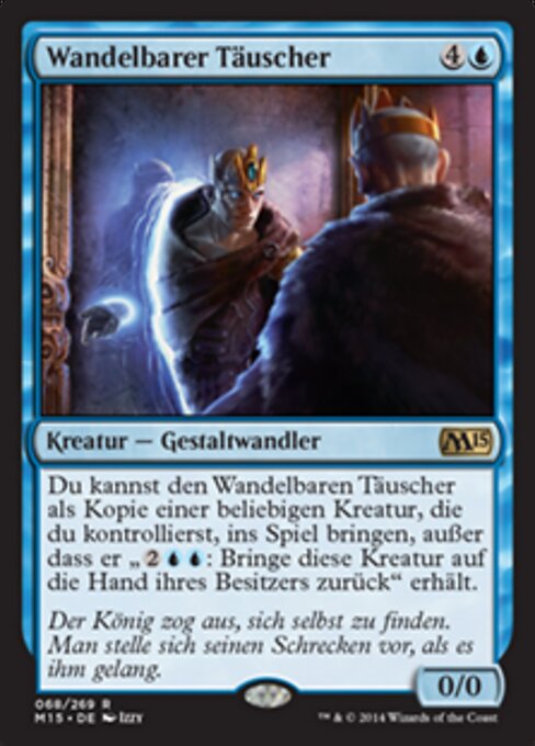 Wandelbarer Täuscher M15-68 Rare Excellent Deutsch Foil