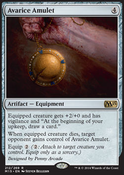 Amulett der Habgier M15-212 Rare Excellent Deutsch Foil