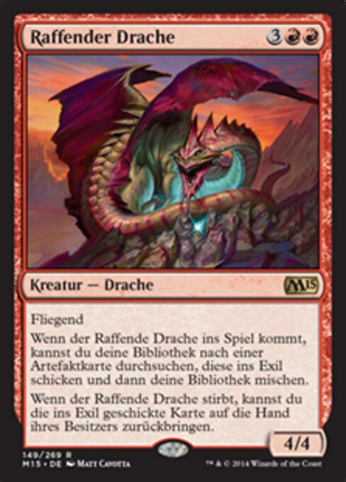 Raffender Drache M15-149 Rare Near Mint Deutsch