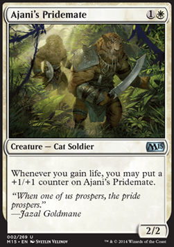 Ajani's Pridemate M15-2 Uncommon Good Englisch