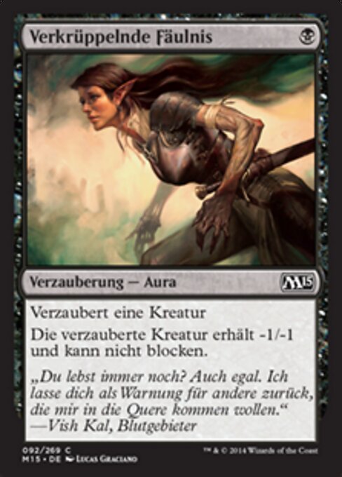 Verkrüppelnde Fäulnis M15-92 Common Excellent Deutsch Foil