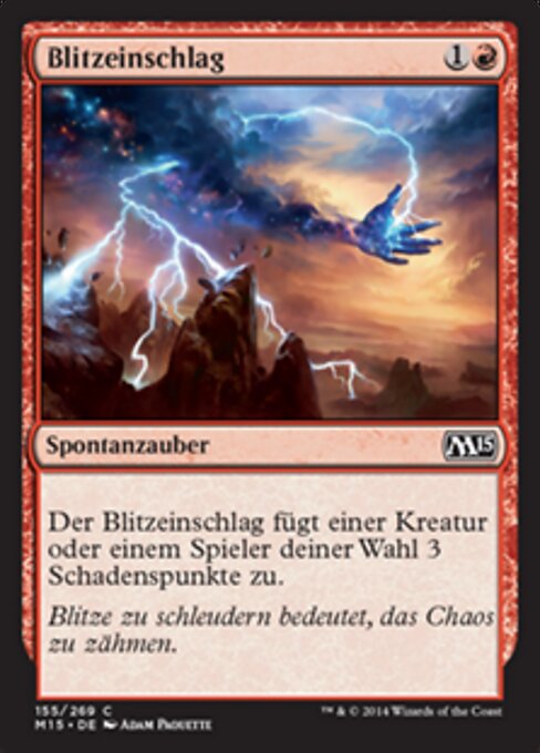 Blitzeinschlag M15-155 Common Excellent Deutsch