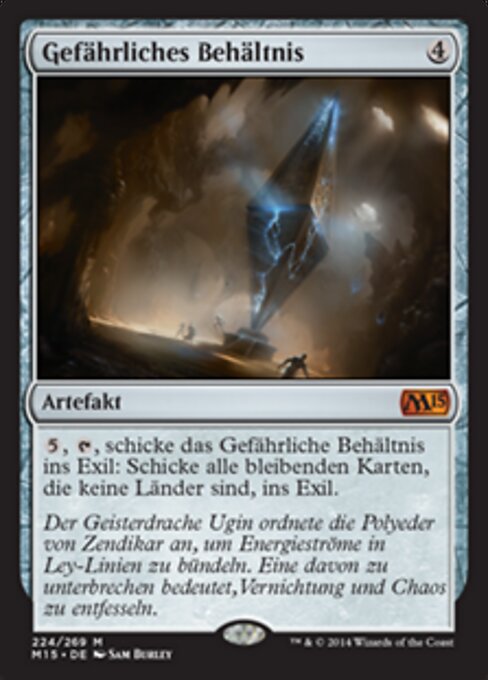 Gefährliches Behältnis M15-224 Mythic Excellent Deutsch
