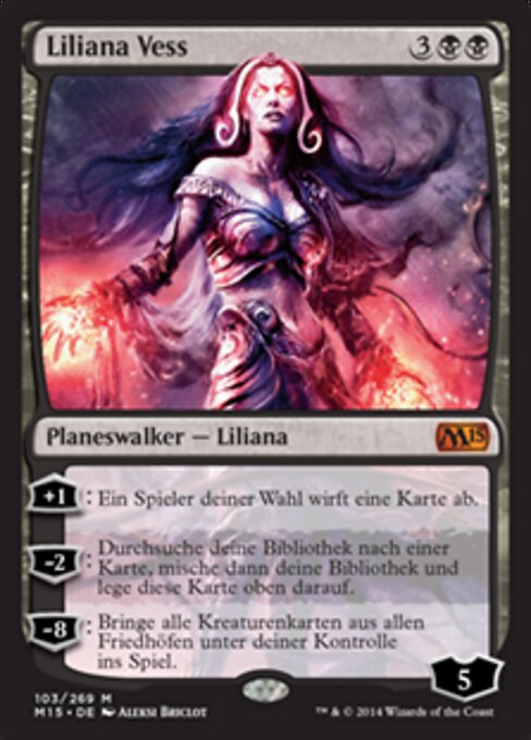 Liliana Vess M15-103 Mythic Excellent Deutsch