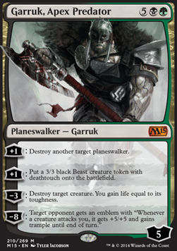 Garruk, Oberstes Raubtier M15-210 Mythic Good Deutsch