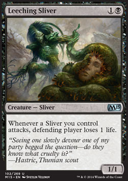 Leeching Sliver M15-102 Uncommon Excellent Englisch