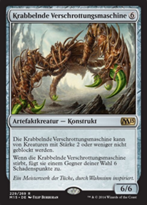Krabbelnde Verschrottungsmaschine M15-229 Rare Excellent Deutsch