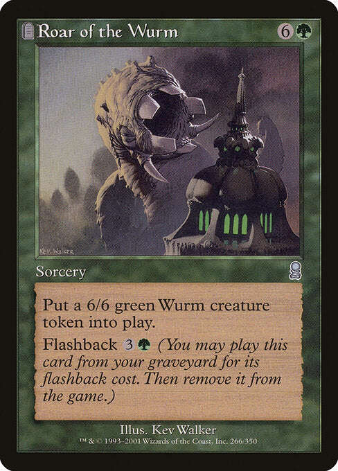 Roar of the Wurm ODY-266 Uncommon Poor Englisch