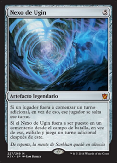 Ugins Nexus KTK-227 Mythic Light Played Spanisch Foil