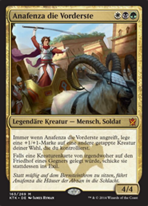Anafenza die Vorderste KTK-163 Mythic Excellent Deutsch