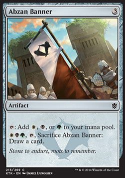 Banner der Abzan KTK-215 Common Excellent Deutsch Foil