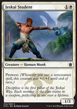 Jeskai-Schüler KTK-14 Common Excellent Englisch Foil