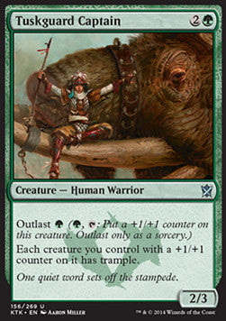 Tuskguard Captain KTK-156 Uncommon Near Mint Englisch Foil