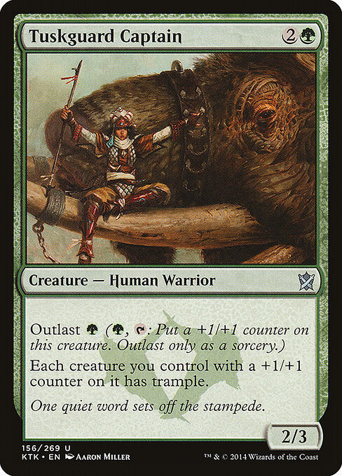 Tuskguard Captain KTK-156 Uncommon Near Mint Englisch Foil