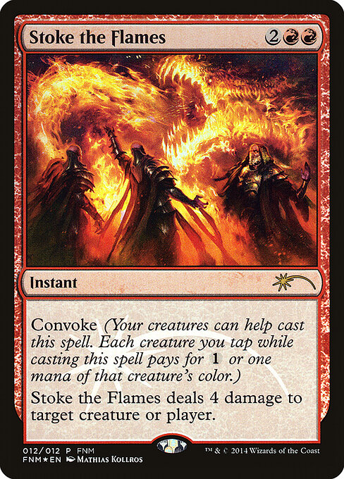 Das Feuer anfachen FNM- Rare Excellent Deutsch Foil